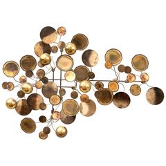 Raindrops Sculpture by Curtis Jere in Brass, 1971 11