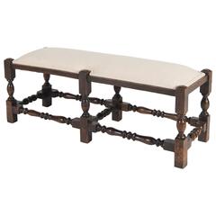 Upholstered Bench from France