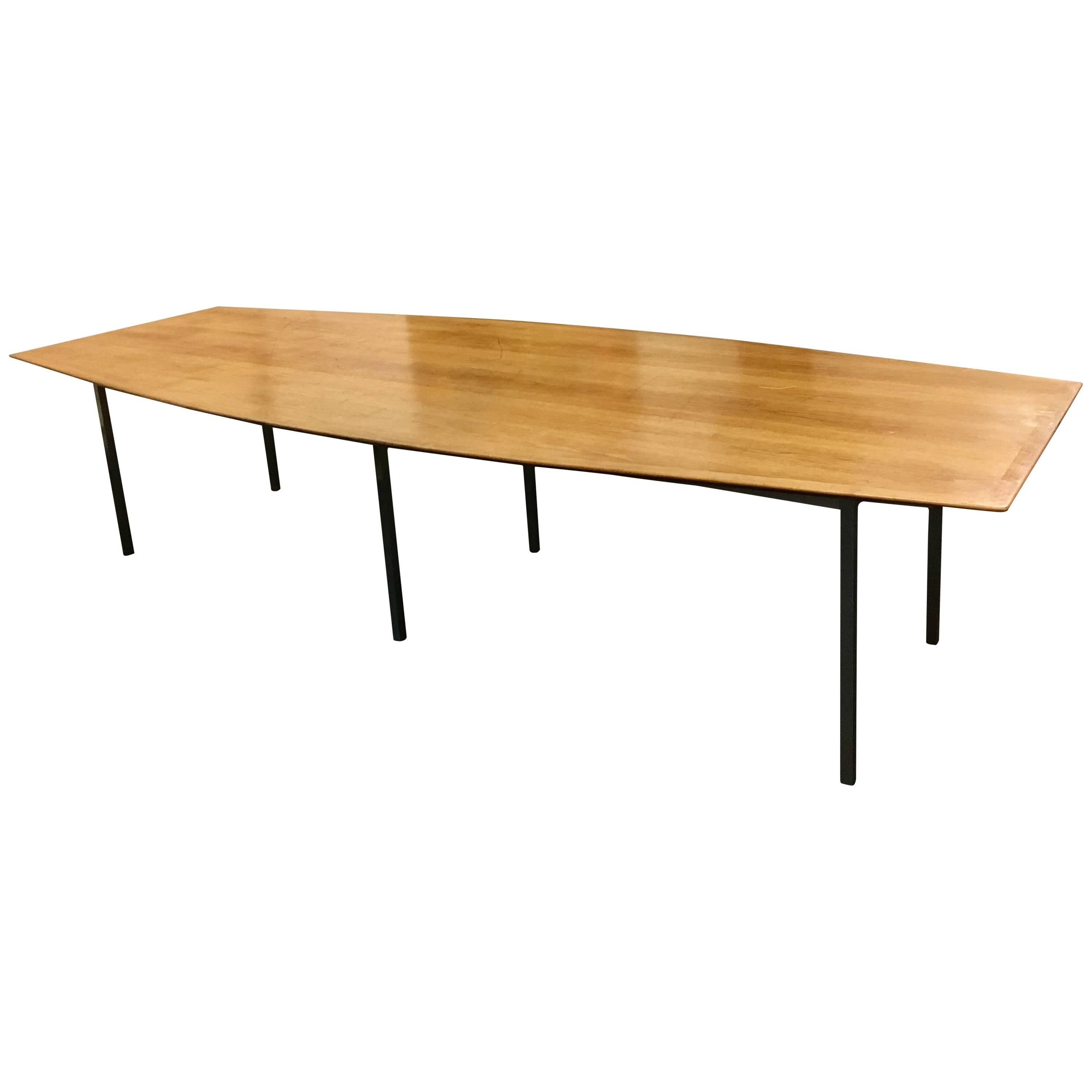 Florence Knoll "Boat" Dining or Conference Table