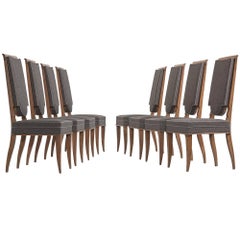 Set of Eight Beach Dining Chairs