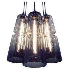 Groove Series Aurae Chandelier - Modern Handmade Lighting - Made to Order