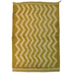 Vintage Turkish Tulu Shag Rug