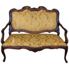 18th Century Italian Walnut Sofa 1