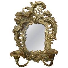 Antique Gilt Bronze Ormolu Double Wall Sconce