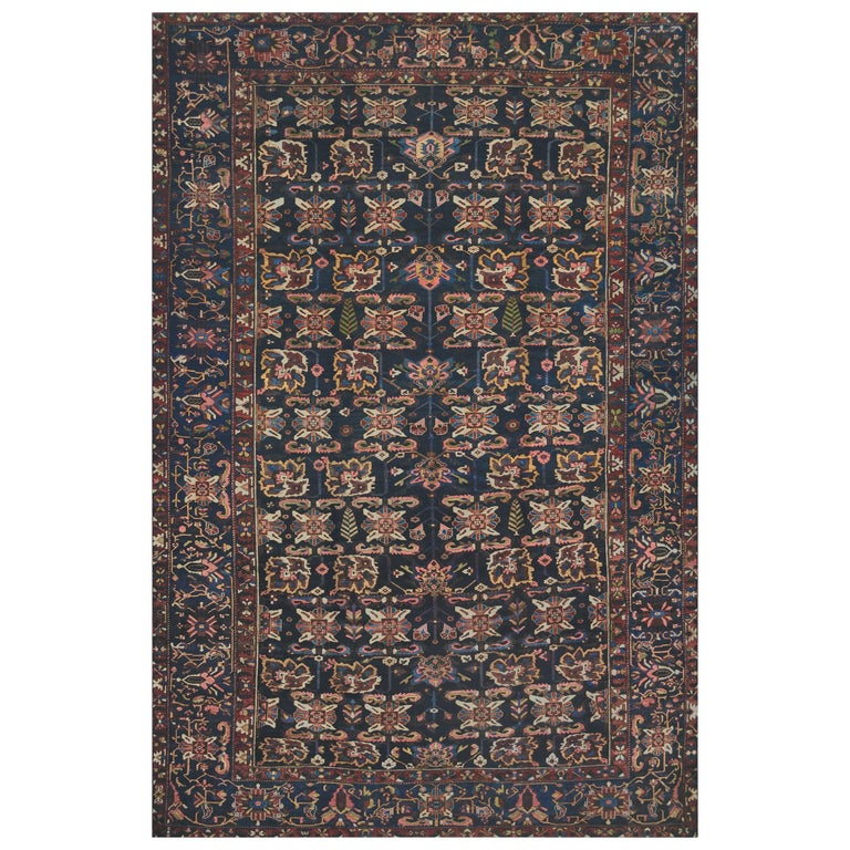 Late 19th Century Bakhtiari Rug from Persia For Sale