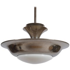 Bauhaus Pendant with Opaline Shade