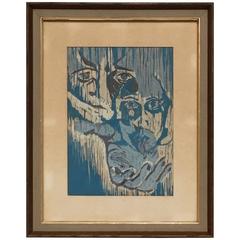 20th Century Block Print 5