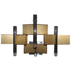 Minimal Big Wall Sconce Sciolari Design Sculpture Lighting