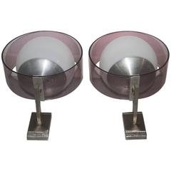 Pair of Minimalist Wall Sconces Stilux Design 1