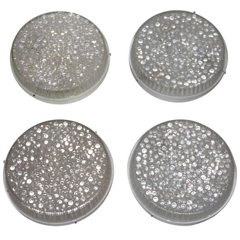 Sconces  Lacquered Metal  Glass Bubbles, 1960 Italian Design For Sale
