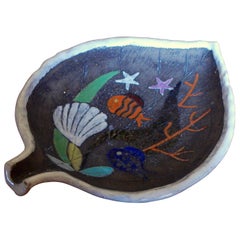 1970 Uppsala Ekeby Fish Motif Dish