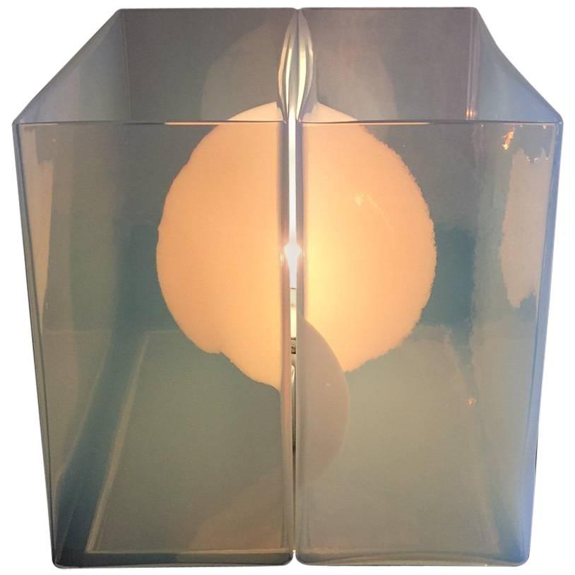 Carlo Nason LT323 Table Lamp Vases for Mazzega, Italy, 1973 For Sale