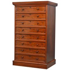 Tall Early Victorian Mahogany Chest of Drawers