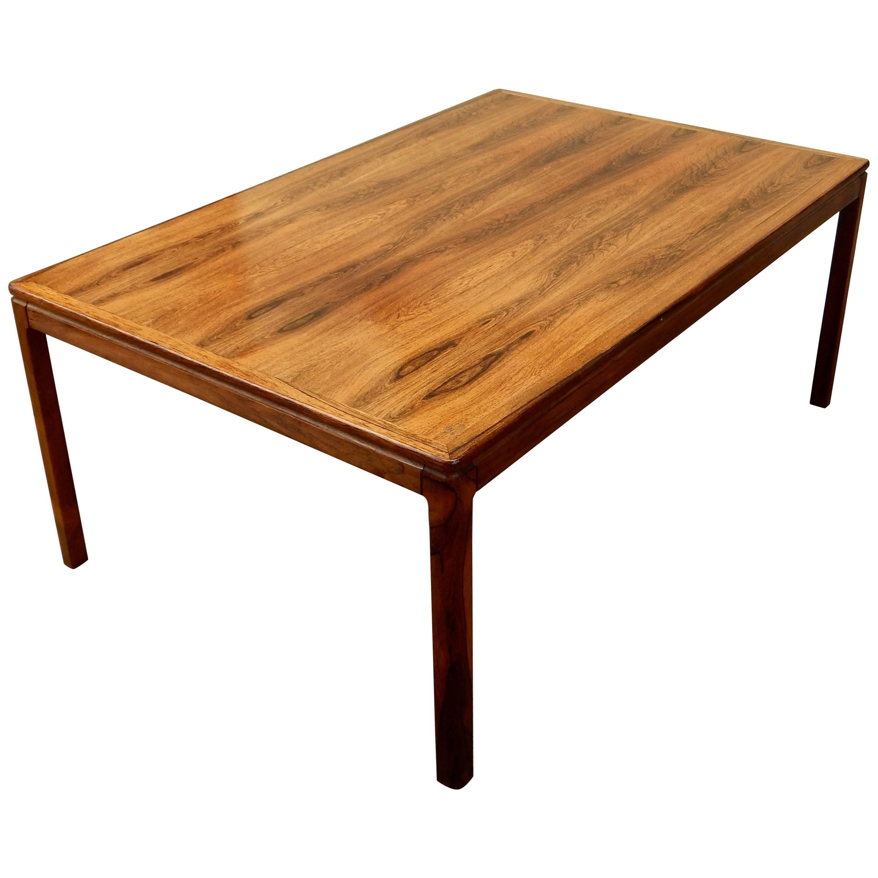 Danish Mid-Century Modern Rosewood Coffee Table by Tingstroms For Sale