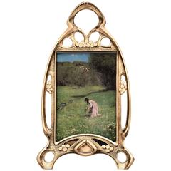 Solid Art Nouveau Picture Frame