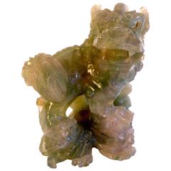 Beautiful Carved Fluorite Sculpture