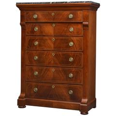 Exceptional Continantal Tall Chest of Drawers
