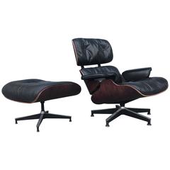 Gorgeous Herman Miller Eames Lounge Chair in Brazilian Rosewood