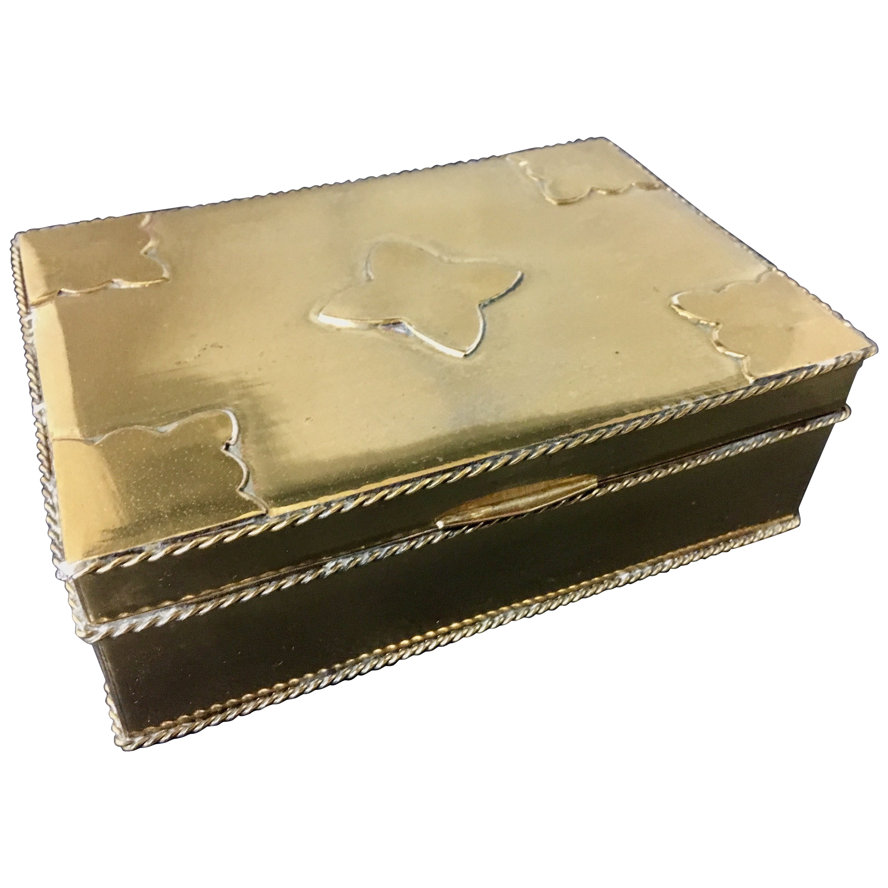 Brass and Copper Box For Sale at 1stDibs