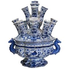 Delft Blue and White Tulipiere