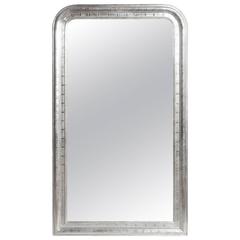 Silver Leaf Mirror with Original Glass