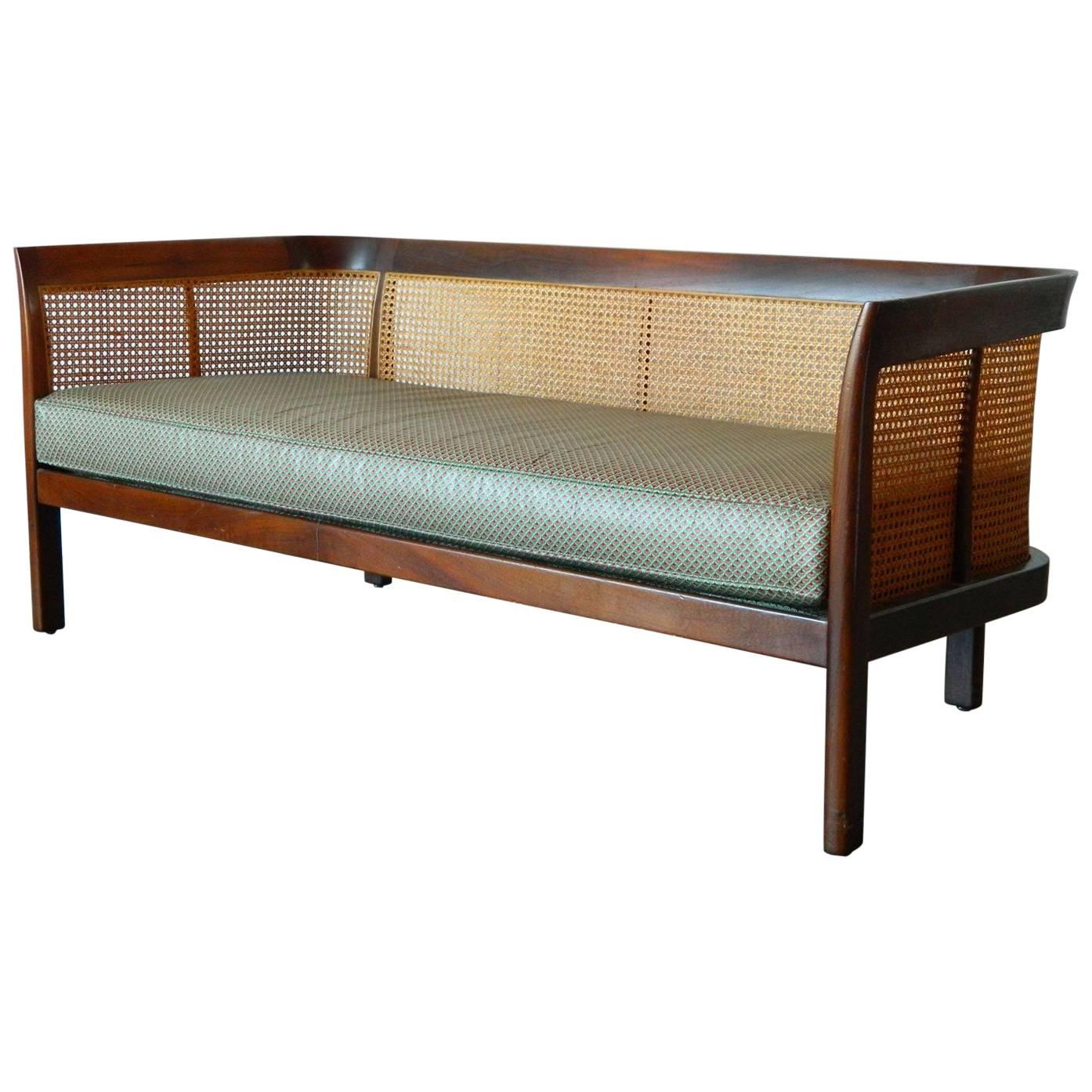 Erwin-Lambeth Caned Settee For Sale