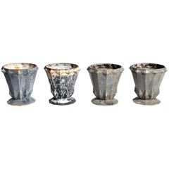 Cast Iron Planters with Enamel Paint