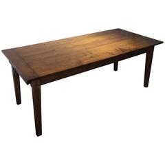 Antique Oak French Farm house Table