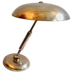 Mid-Century Desk Lamp in Brass by Lariolux, Italy