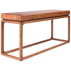 Midcentury Wooden Console Table