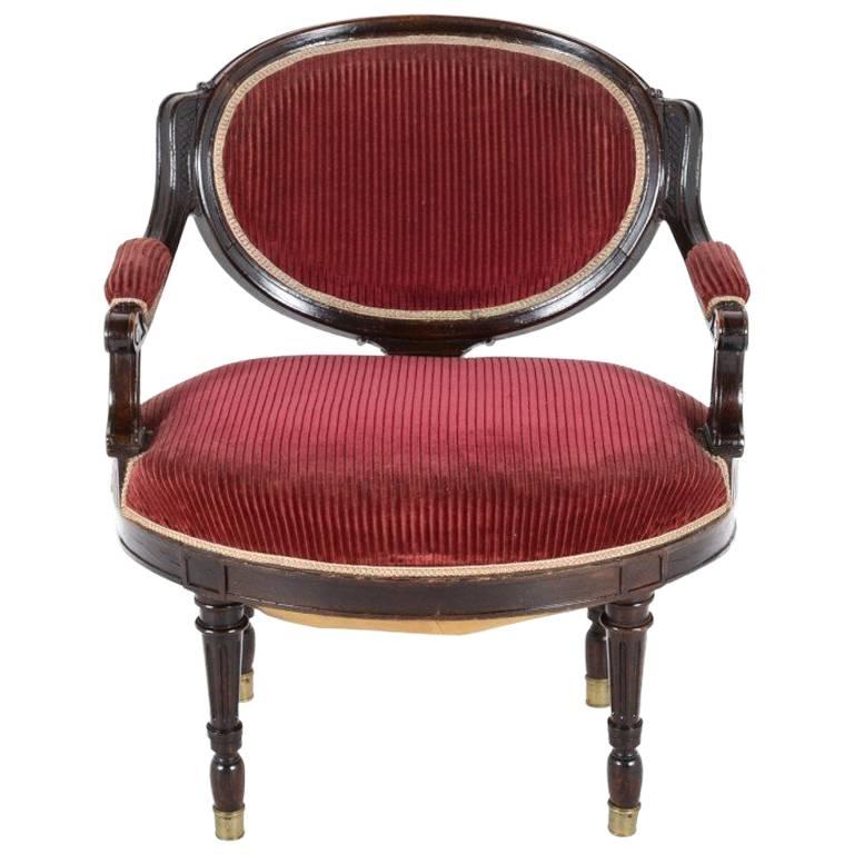 French Vanity Chair, circa 1890