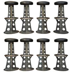 Eiffel Tower Iron Bar Stools