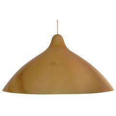 Gold or Brown Pendant Lamp by Lisa Johansson-Pape for Orno, Finland, 1950s