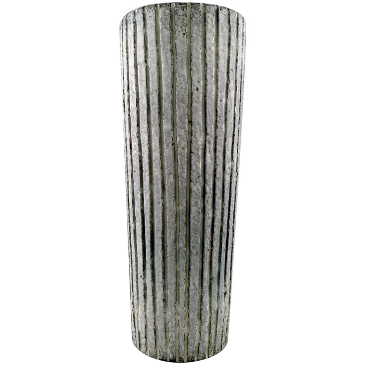 Mari Simmulson for Upsala-Ekeby Large Ceramic Floor Vase