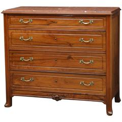 Excellent Art Nouveau Rosewood Chest of Drawers