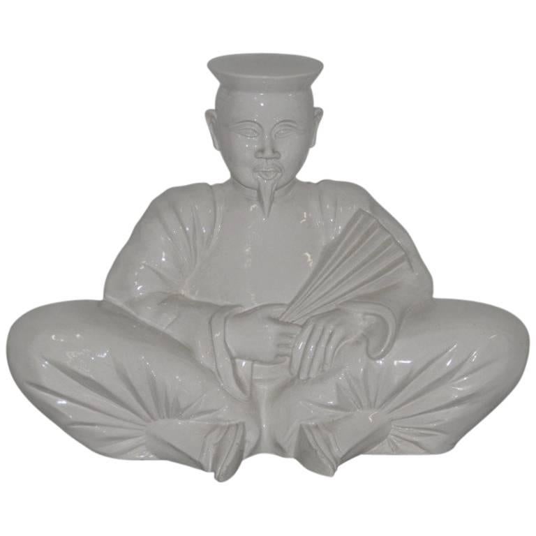 Cerámica figurativa años 70 Buda muy especial