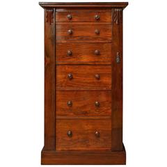 Antique Victorian Wellington Chest in Rosewood