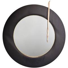 Black Oak and Golden Leaves Mirror by Designer Hoon Moreau 11