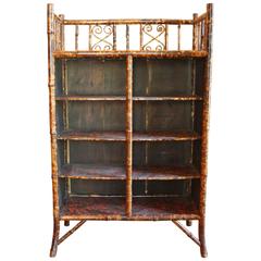 19th Century Bamboo Bookcase 7