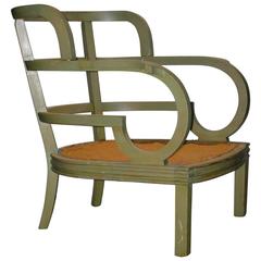 Antique Secessionist Lounge Chair