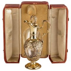Antique Silver Claret Jug