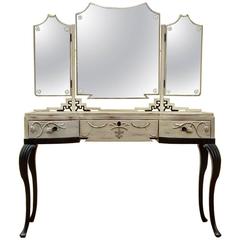 Antique Swedish Grace Era Gustavian Revival Vanity, circa 1920