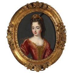 Porträt von Louise Francoise De Bourbon, Kreis von Francois De Troy, Frankreich