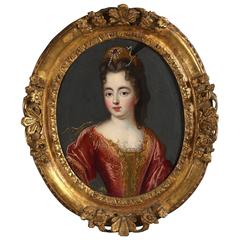 Portrait of Louise Francoise De Bourbon, Circle of Francois De Troy 8