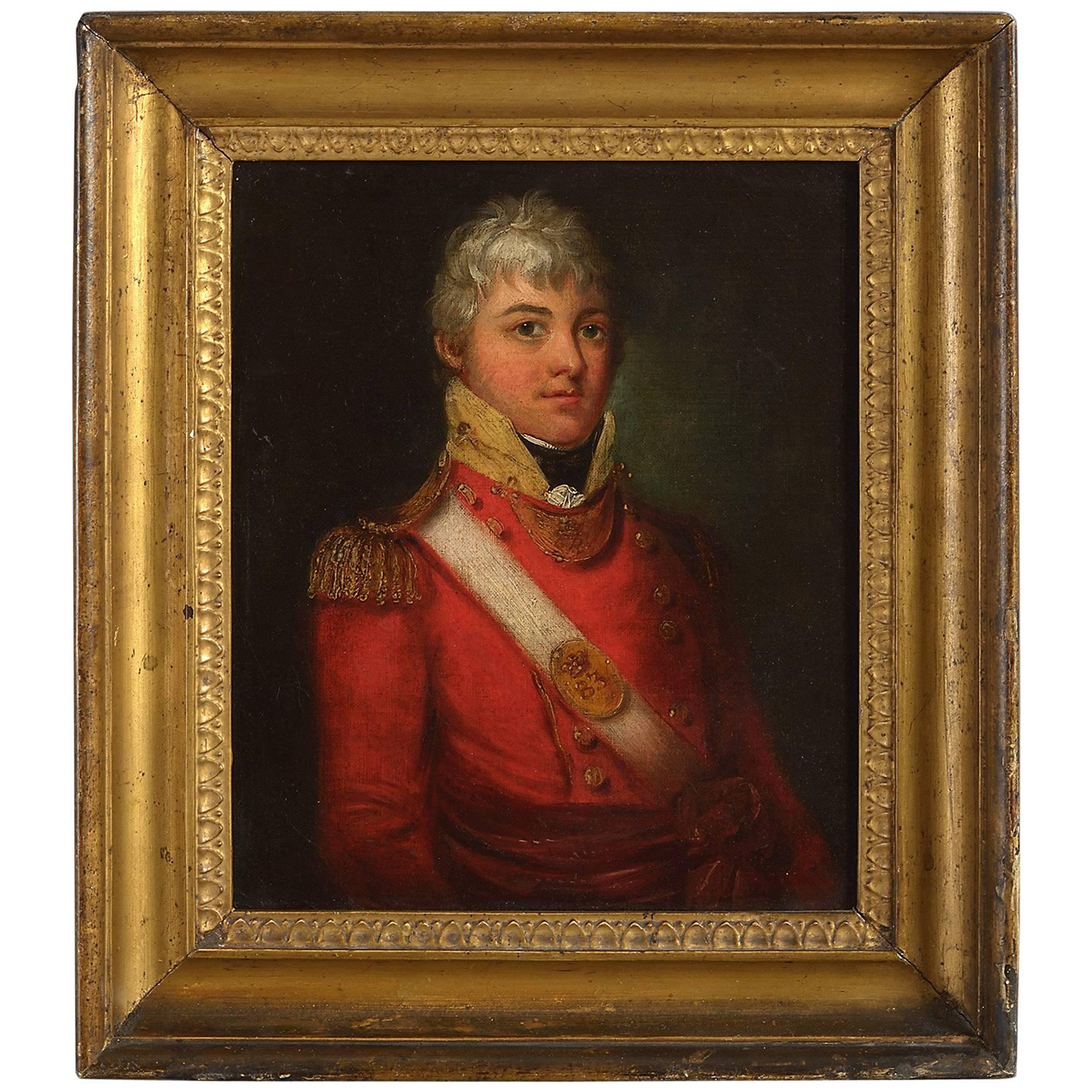 Portrait of Major Thomas Summerfield Irishman, British army private 