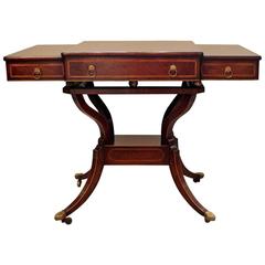 Elegant Regency Style Rosewood Console Table 4