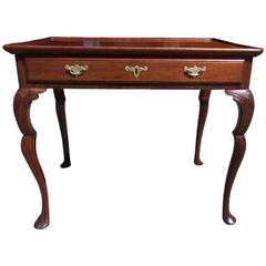 English Chippendale Mahogany Dish Top Tea Table, Circa 1760 10