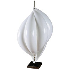Rougier Acrylic Table Lamp in Plastic and Metal