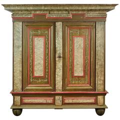18th Century Danish Baroque Two-Door Cabinet 8