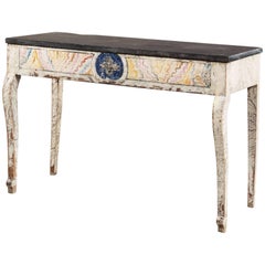 French Provincial Empire Console Table